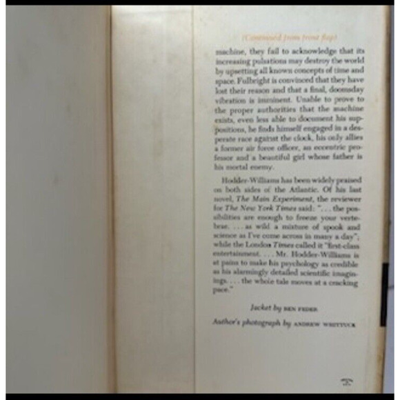 The Egg Shaped Thing, Christopher Hodder-Williams 1967 Hardback 1st Ed Vintage - Picture 5 of 10